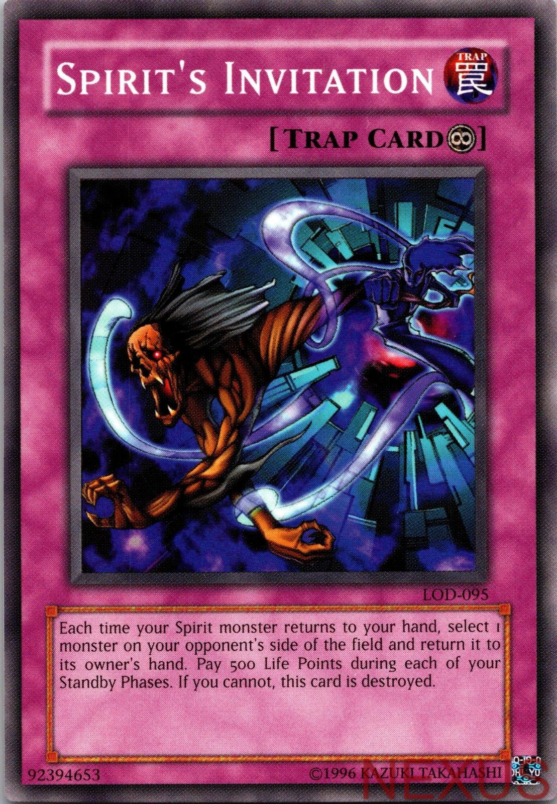 Spirit's Invitation LOD-095 Common Legacy of Darkness Unlimited Near Mint