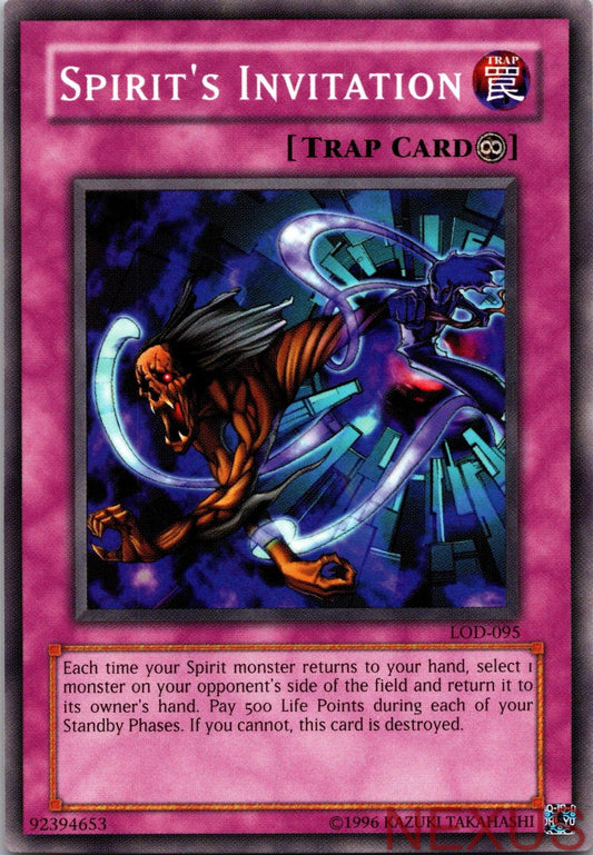 Spirit's Invitation LOD-095 Common Legacy of Darkness Unlimited Near Mint