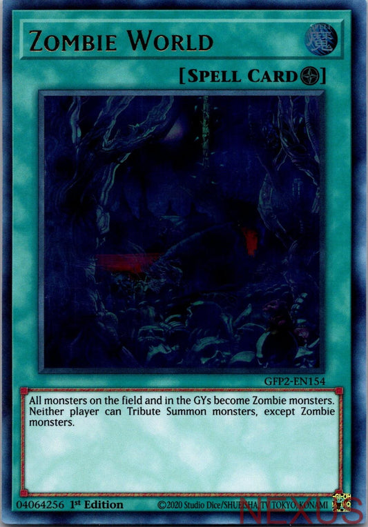 Zombie World GFP2-EN154 Ultra Rare 1st Edition Near Mint