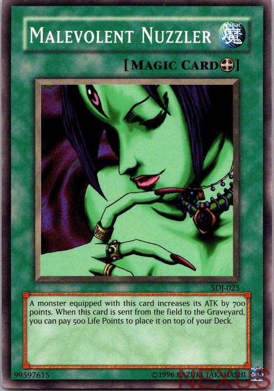 Malevolent Nuzzler SDJ-025 Common Starter Deck: Joey Yu-Gi-Oh Unlimited NM