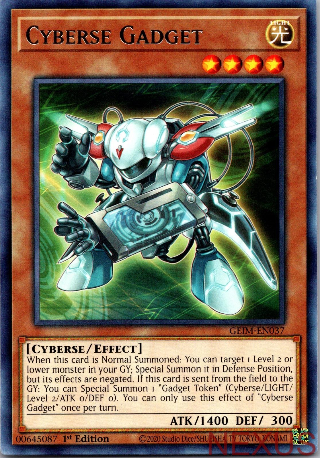 Cyberse Gadget GEIM-EN037 Rare 1st Edition Near Mint