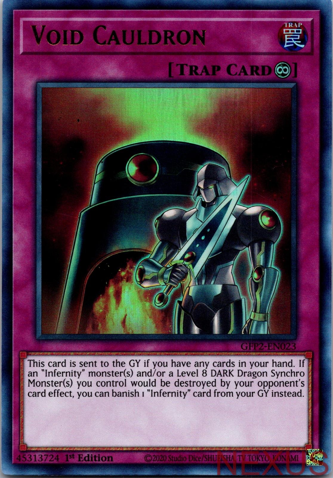Void Cauldron GFP2-EN023 Ultra Rare 1st Edition Near Mint