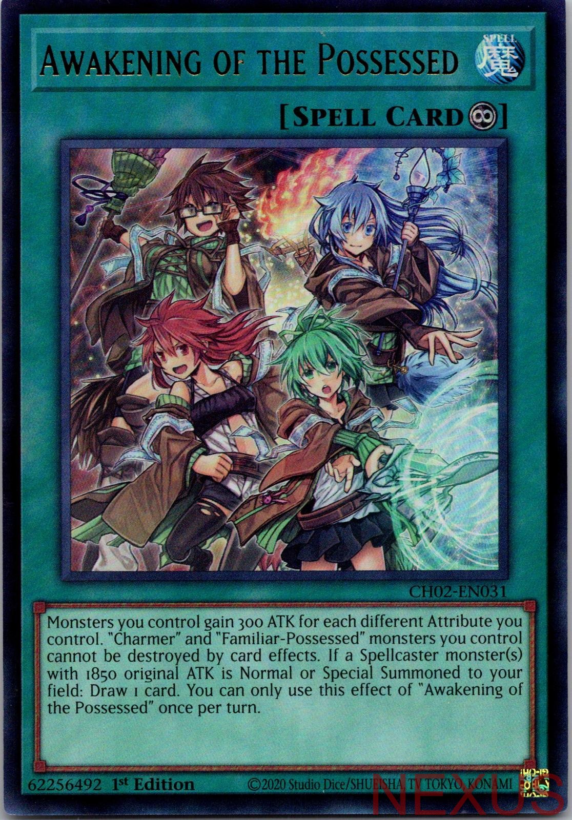 Awakening of the Possessed CH02-EN031 Ultra Rare 1st Edition Near Mint