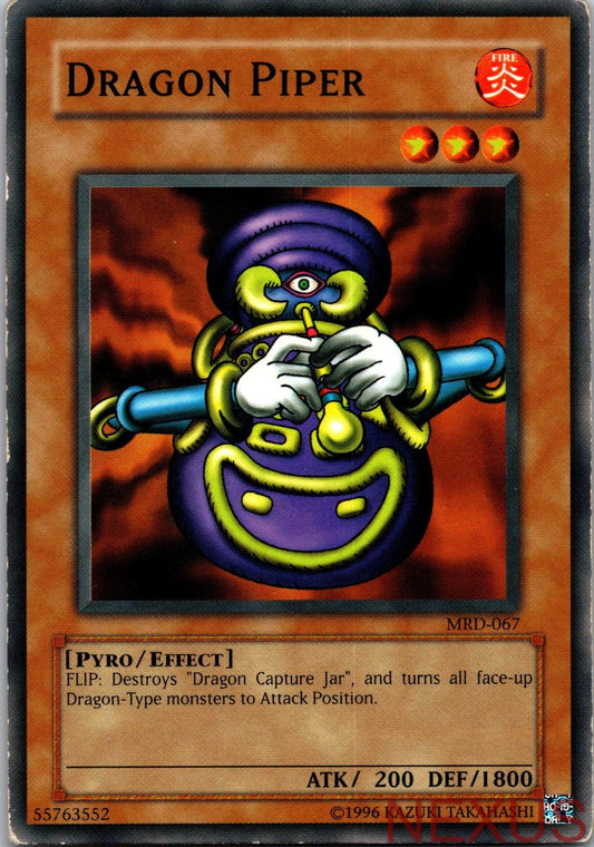 Dragon Piper MRD-067 Common Metal Raiders Yu-Gi-Oh Unlimited Moderately Played