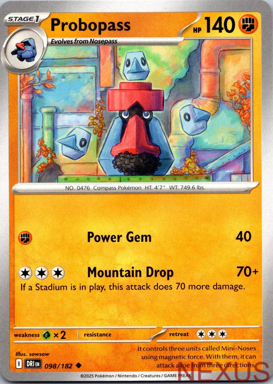 Probopass 098/182 Uncommon Near Mint