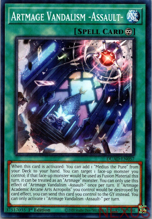 Artmage Vandalism -Assault- DUAD-EN057 Common 1st Edition Near Mint