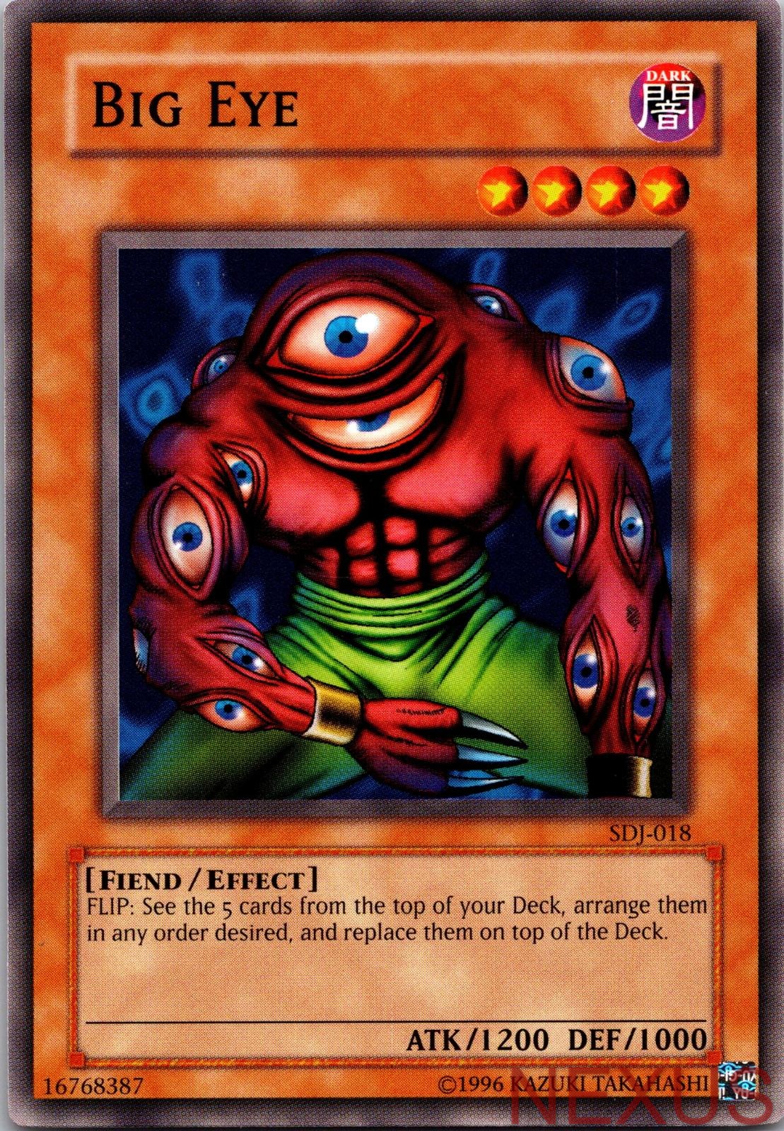Big Eye SDJ-018 Common Starter Deck: Joey Unlimited Near Mint