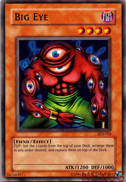 Big Eye SDJ-018 Common Starter Deck: Joey Unlimited Near Mint