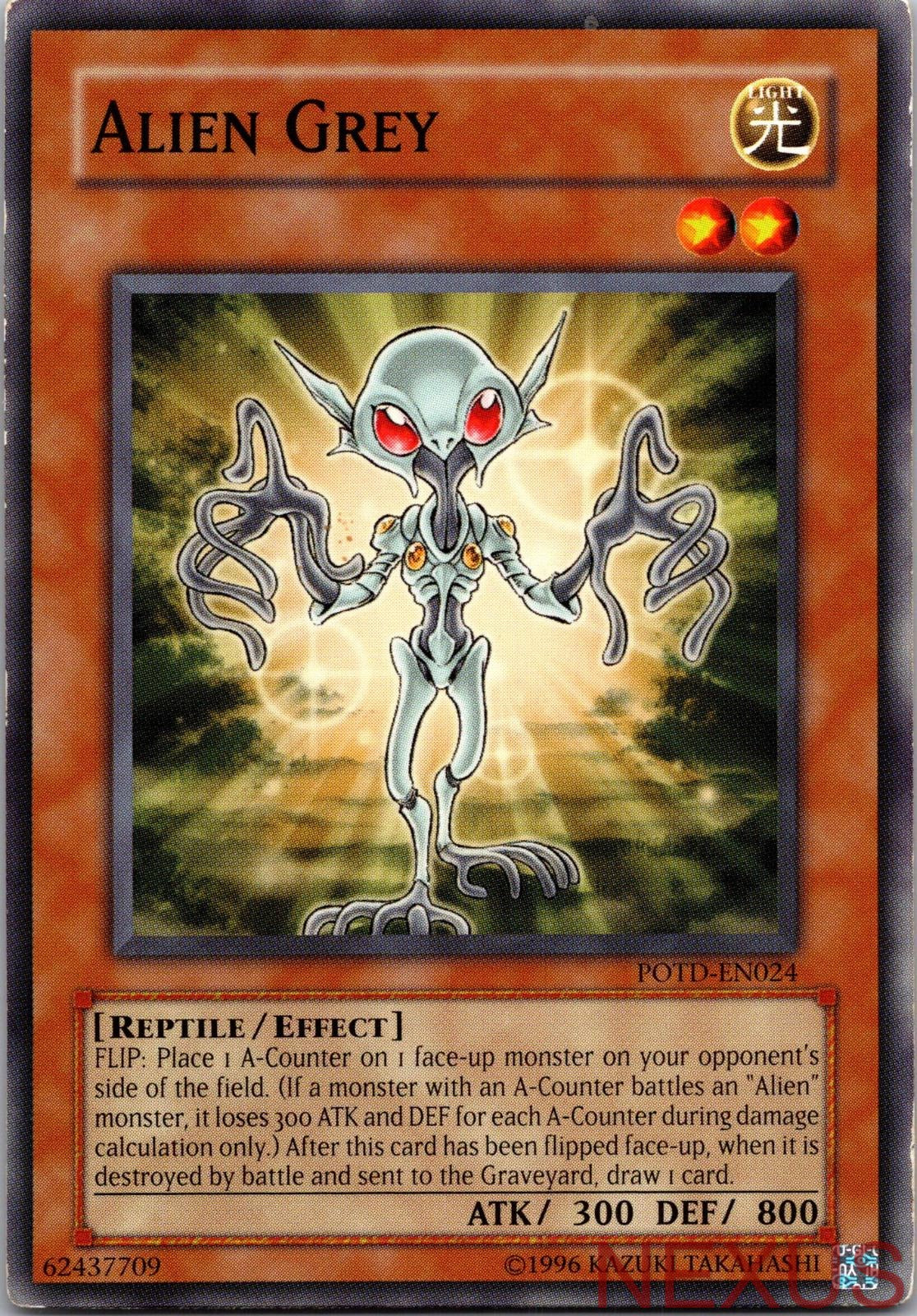 Alien Grey POTD-EN024 Common Unlimited Lightly Played