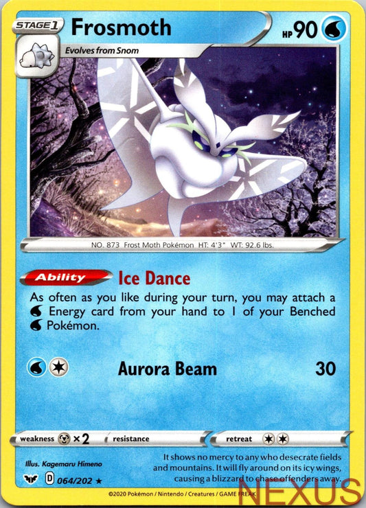 Frosmoth (Non-Holo) 64/202 Rare Near Mint