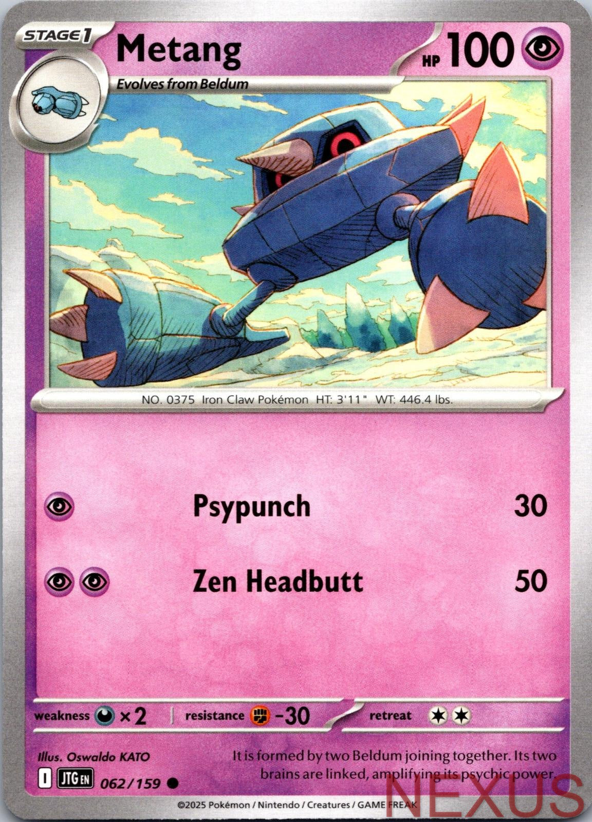Metang 062/159 Common Near Mint