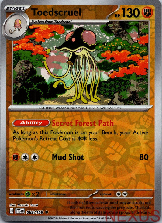 Toedscruel 089/159 Uncommon Reverse Holo Near Mint