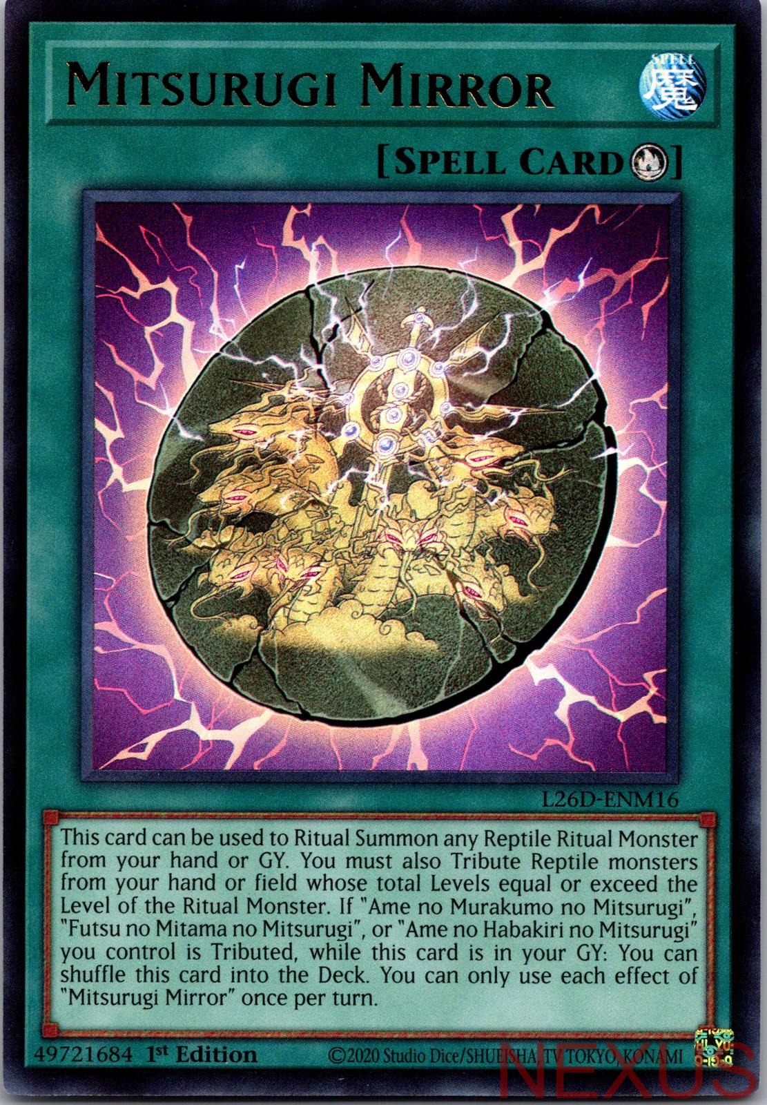 Mitsurugi Mirror L26D-ENM16 Ultra Rare 1st Edition Near Mint