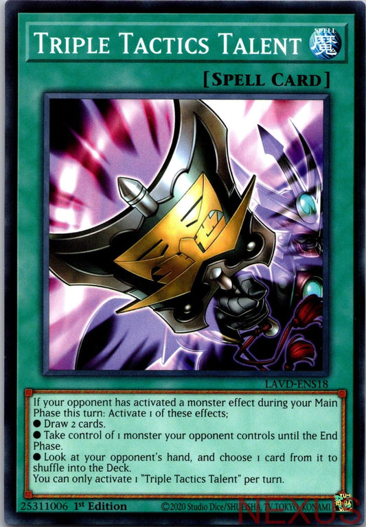 Triple Tactics Talent (LAVD-ENS18) LAVD-ENS18 1st Edition NM