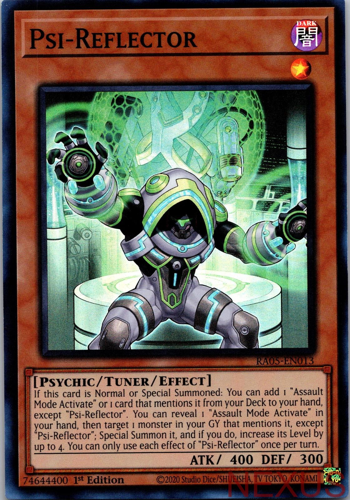 Psi-Reflector RA05-EN013 Super Rare 1st Edition Near Mint