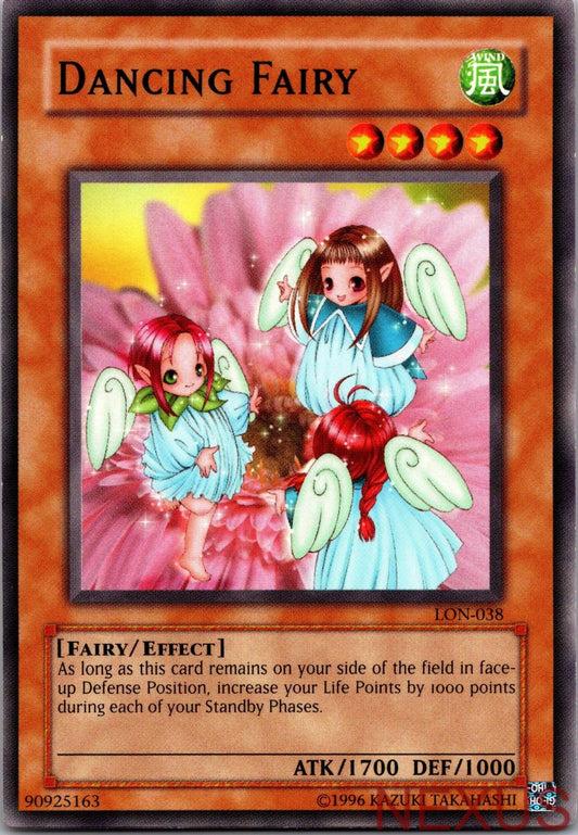 Dancing Fairy LON-038 Common Labyrinth of Nightmare Yu-Gi-Oh Unlimited Near Mint
