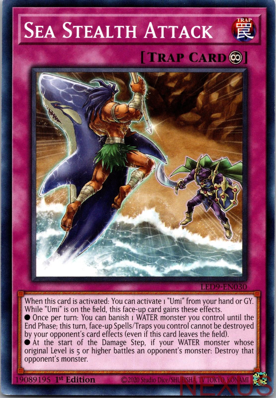 Sea Stealth Attack LED9-EN030 Common 1st Edition Near Mint