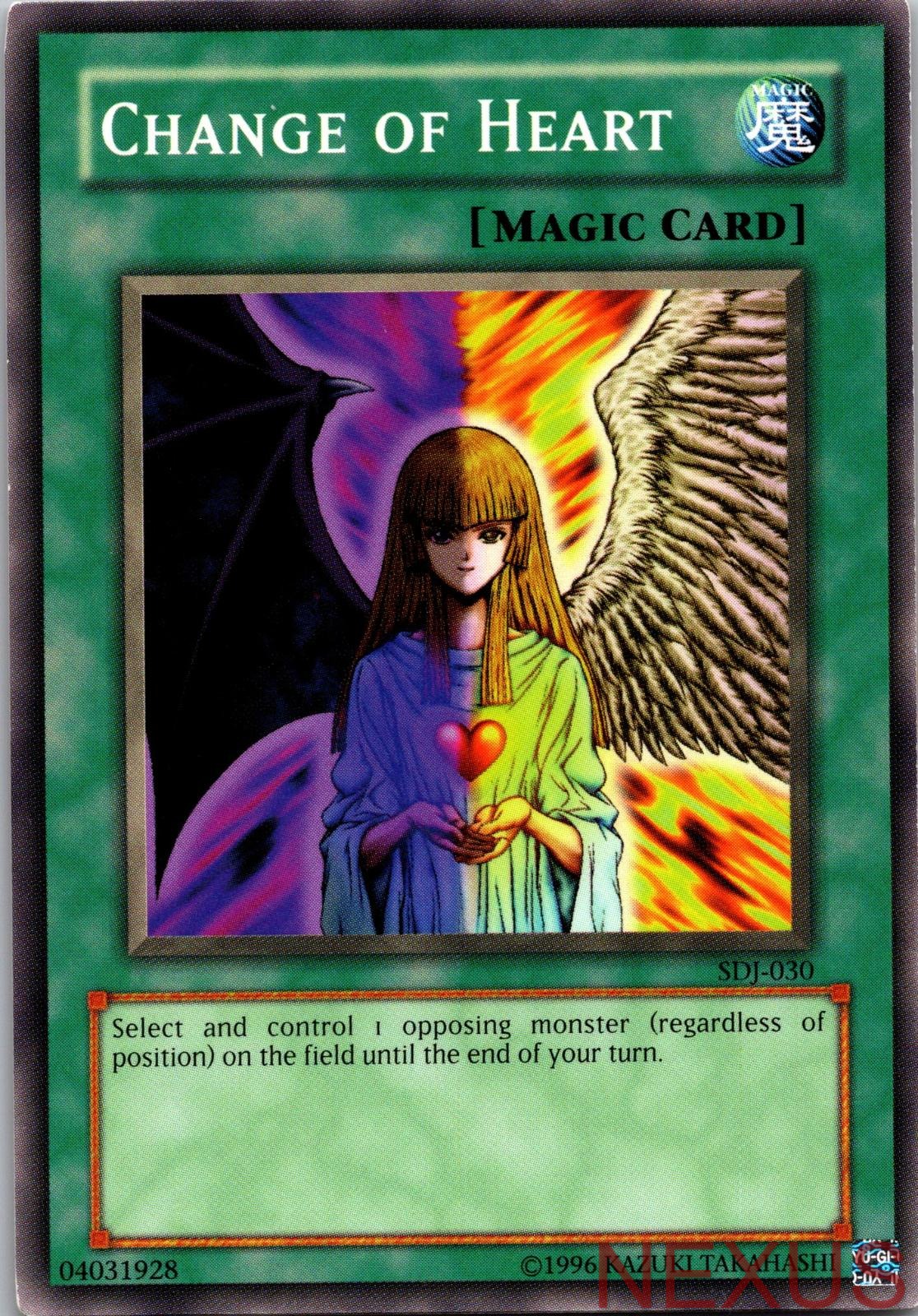 Change of Heart SDJ-030 Common Starter Deck: Joey Unlimited Near Mint