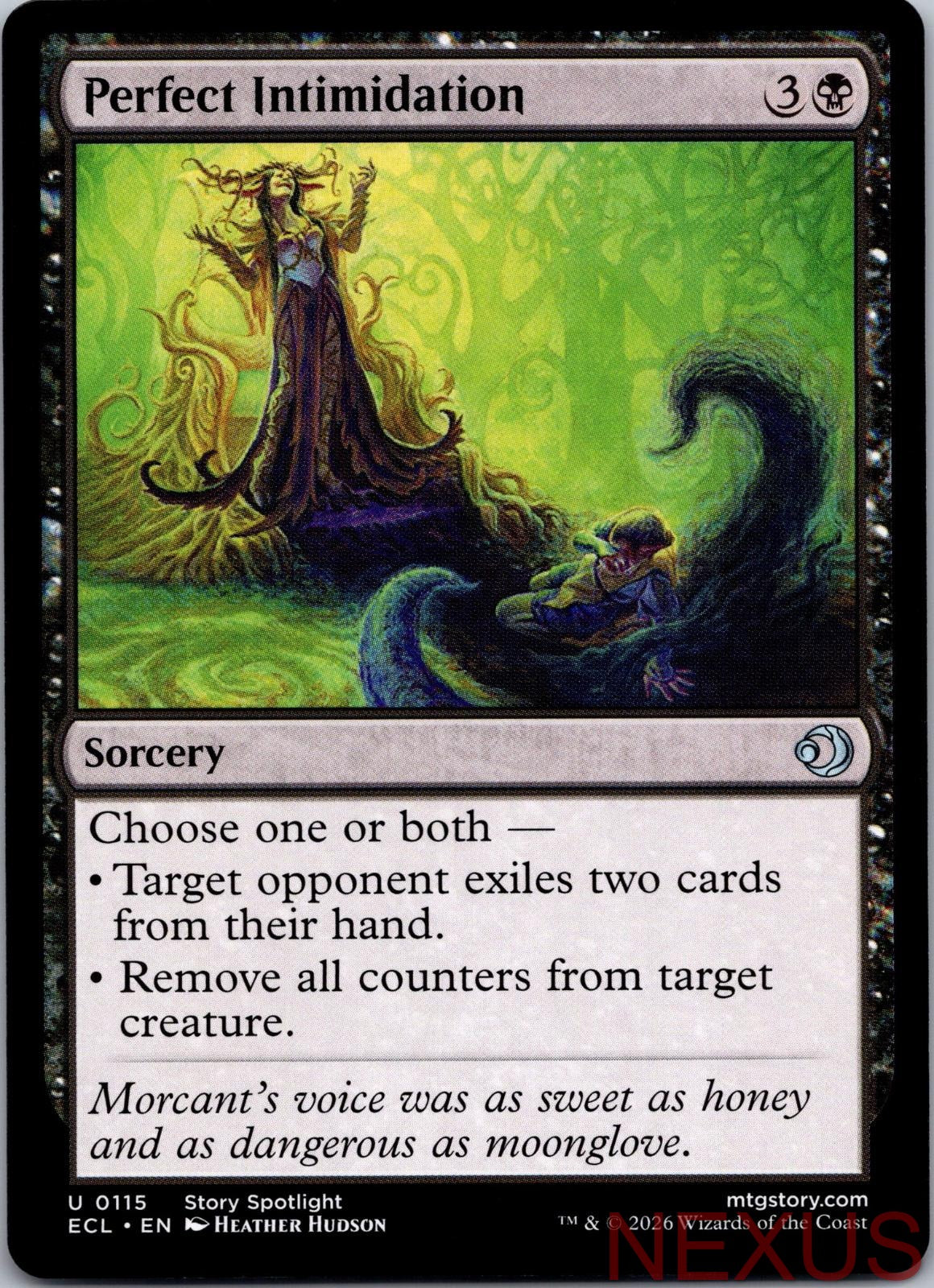 Perfect Intimidation 115 Uncommon Near Mint