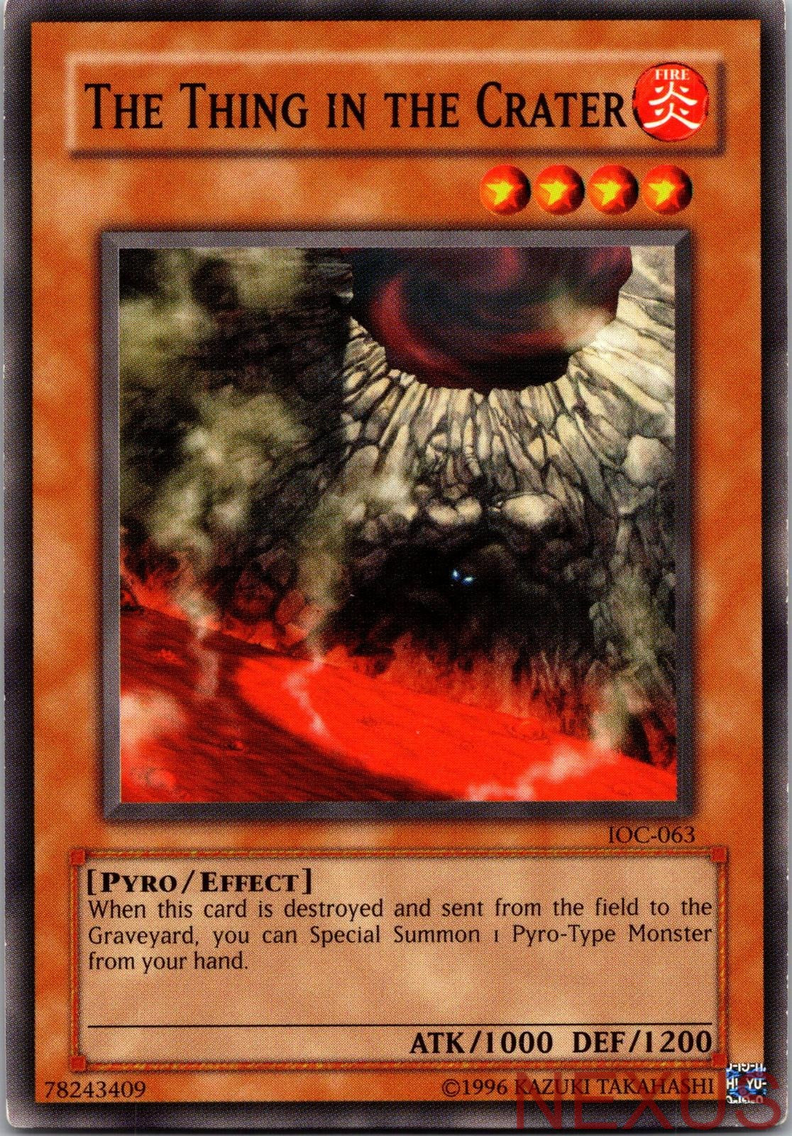 The Thing in the Crater IOC-063 Common Invasion of Chaos Unlimited Near Mint