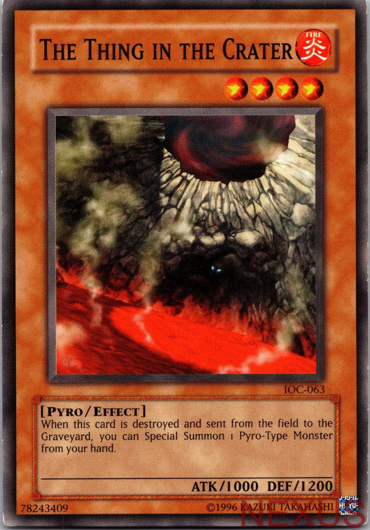 The Thing in the Crater IOC-063 Common Invasion of Chaos Unlimited Near Mint