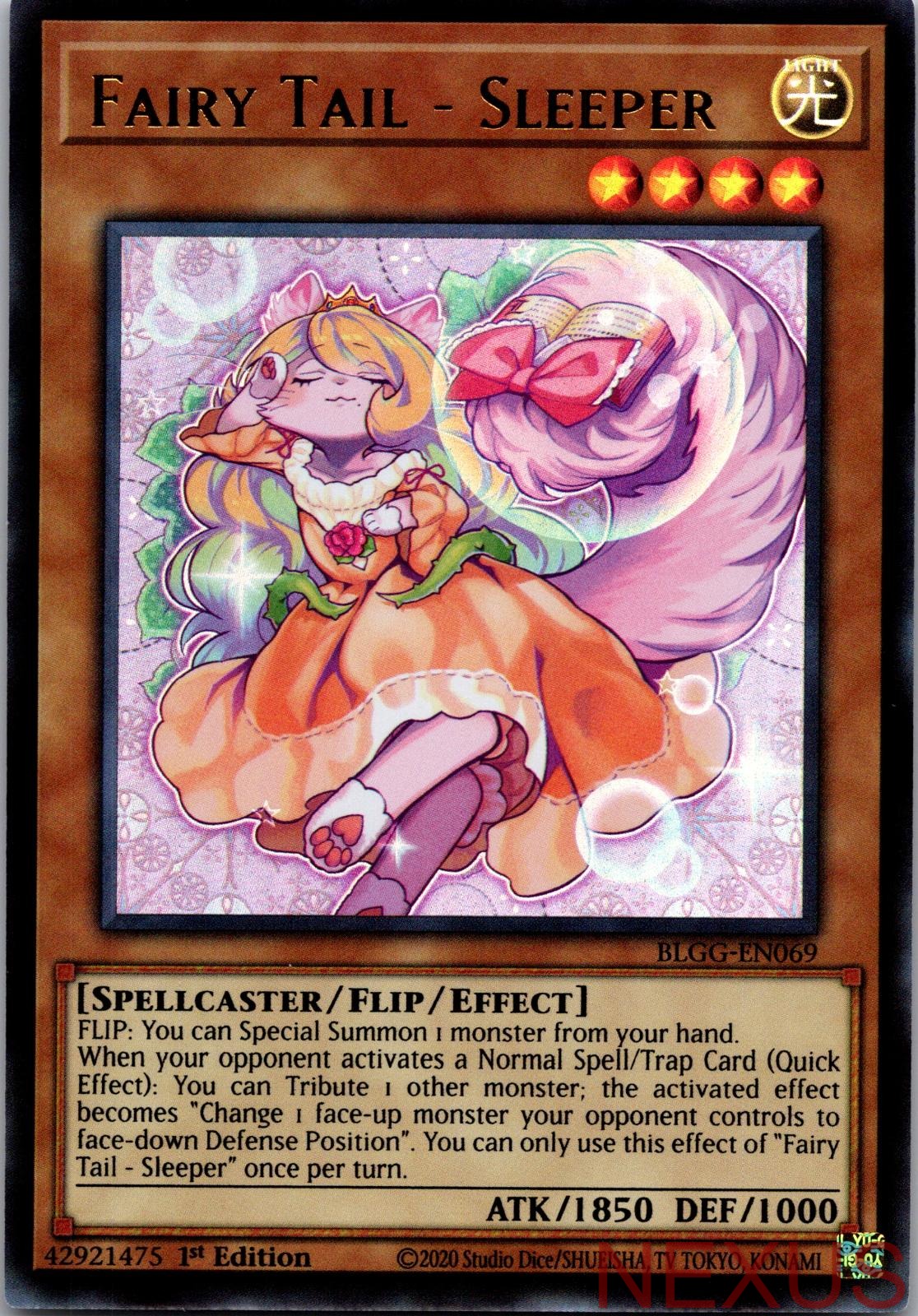 Fairy Tail - Sleeper BLGG-EN069 Ultra Rare 1st Edition Near Mint