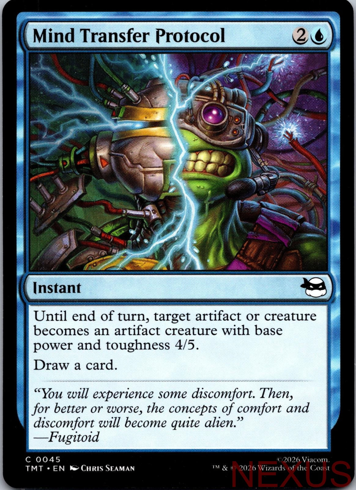 Mind Transfer Protocol 0045 Teenage Mutant Ninja Turtles Magic: The Gathering NM