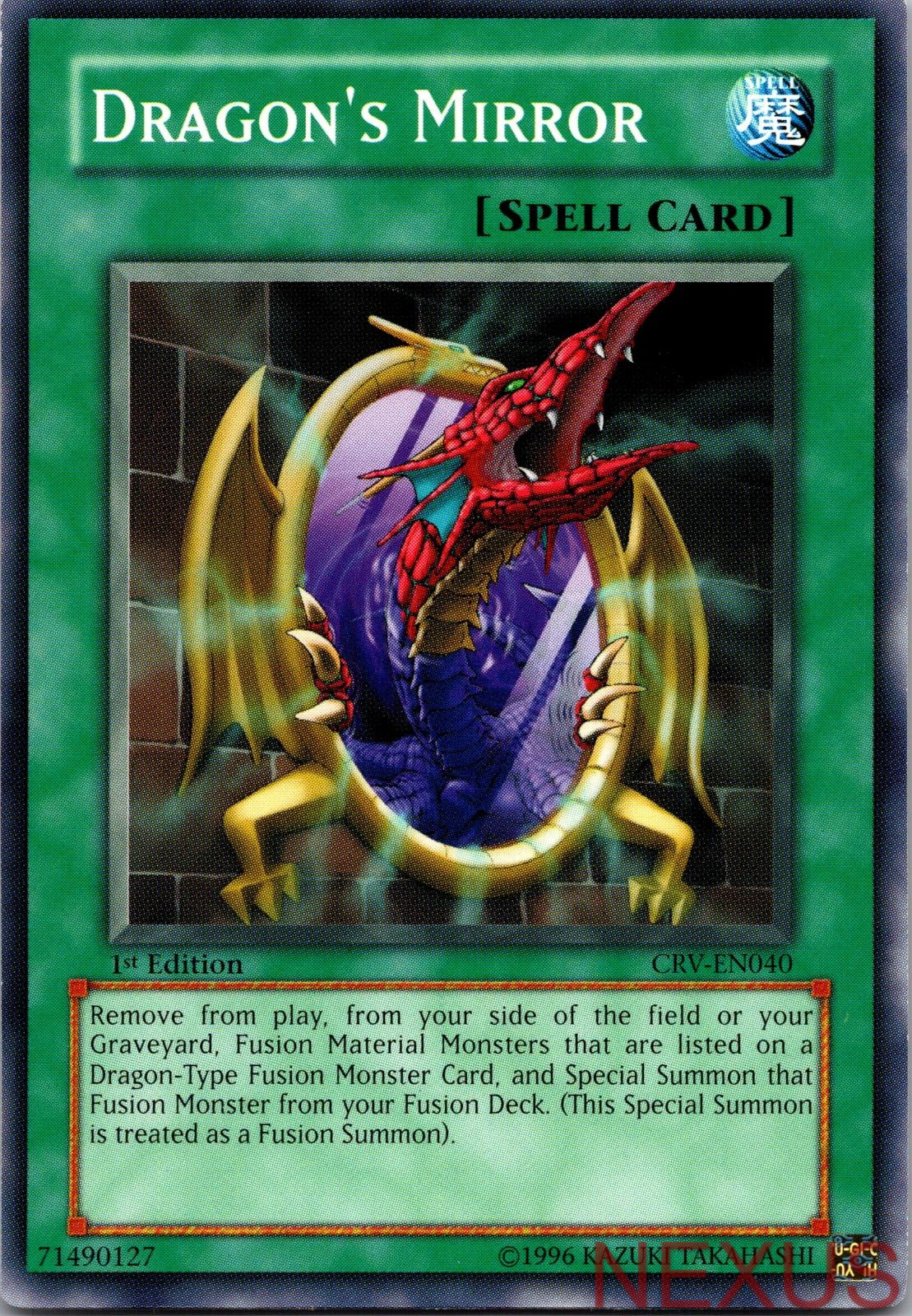 Dragon's Mirror CRV-EN040 Common 1st Edition Lightly Played
