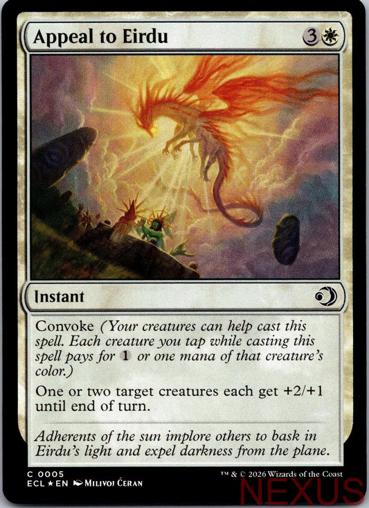 Appeal to Eirdu 5 Common Foil Near Mint