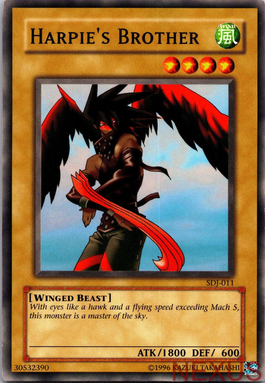 Harpie's Brother SDJ-011 Common Starter Deck: Joey Yu-Gi-Oh Unlimited Near Mint