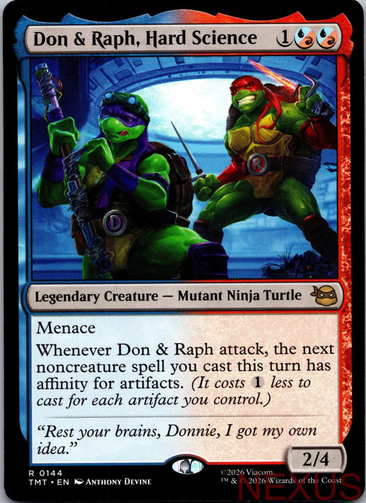Don & Raph, Hard Science 0144 Rare Teenage Mutant Ninja Turtles Near Mint