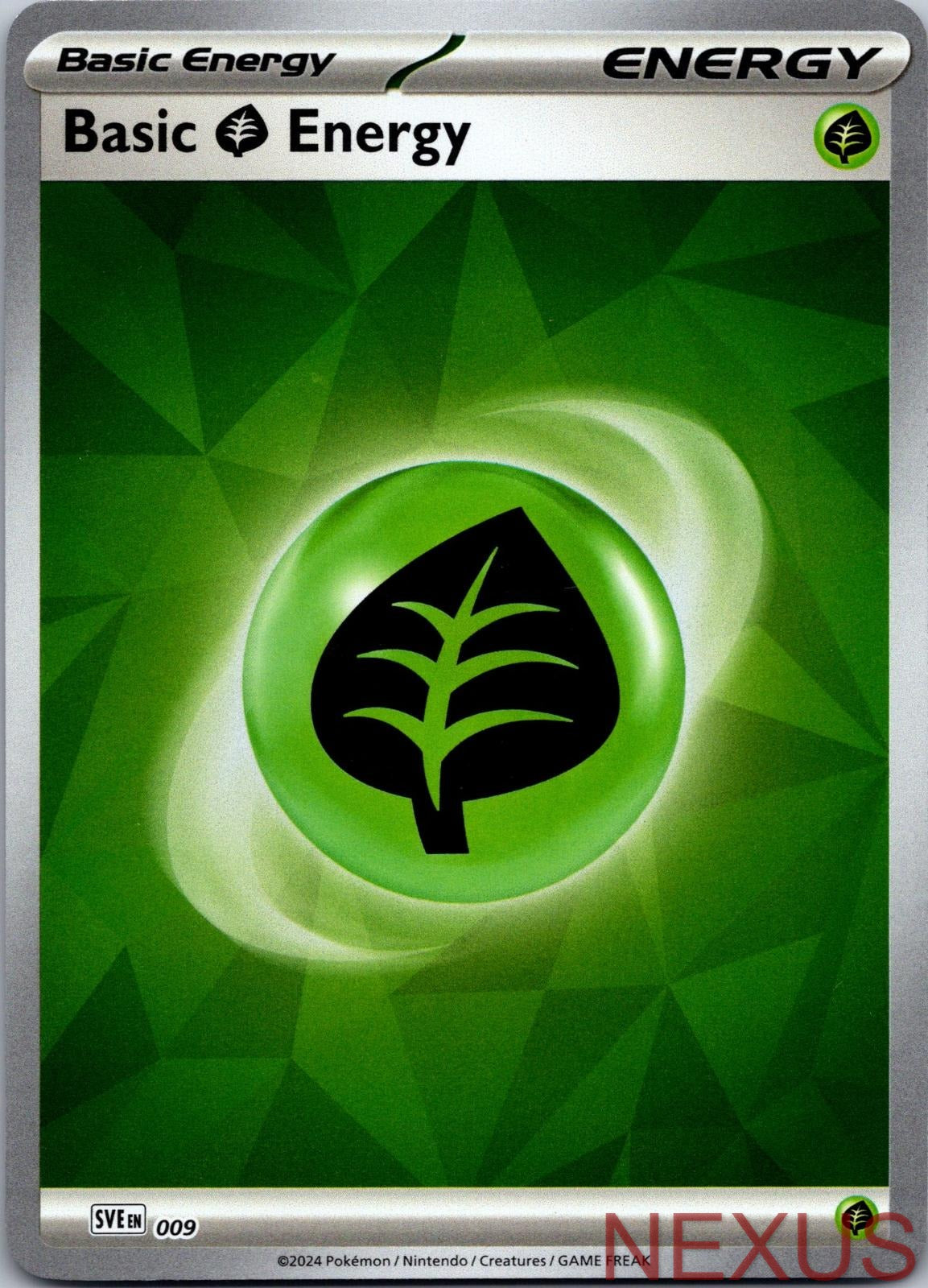 Basic Grass Energy 009 Holo Near Mint