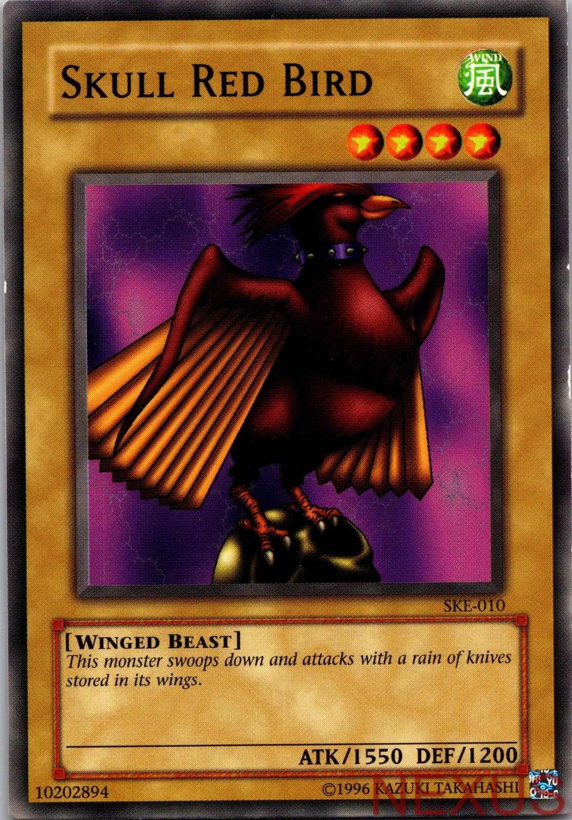 Skull Red Bird SKE-010 Common Starter Deck: Kaiba Evolution Unlimited Near Mint