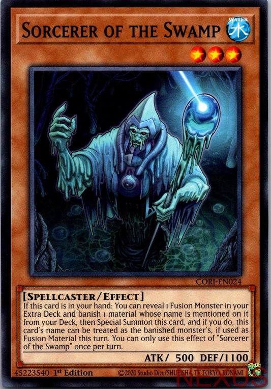 Sorcerer of the Swamp CORI-EN024 Common / Short Print 1st Edition Near Mint