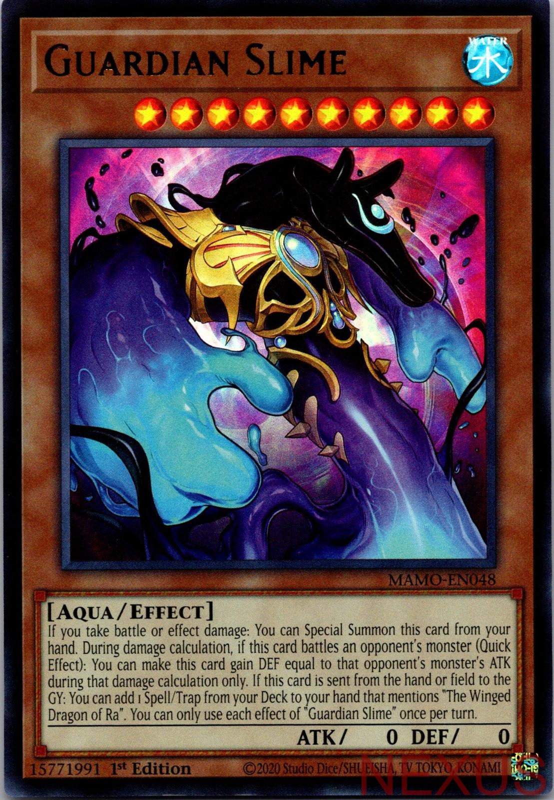 Guardian Slime MAMO-EN048 Magnificent Monsters Yu-Gi-Oh 1st Edition NM