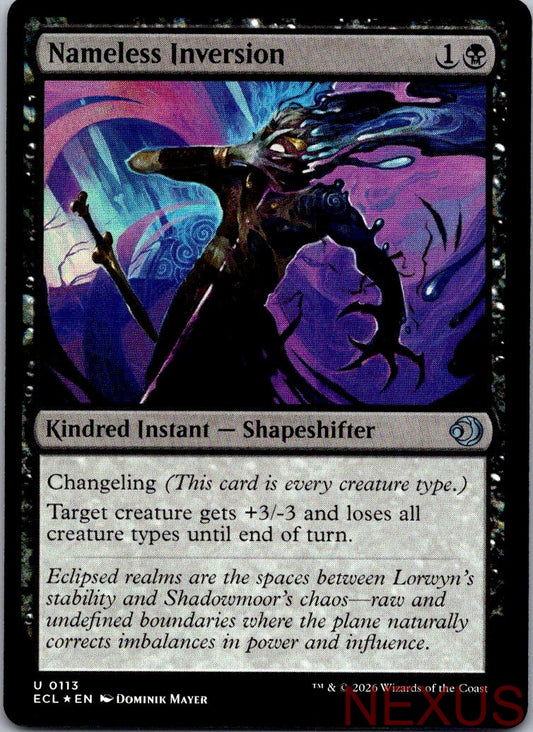 Nameless Inversion 113 Uncommon Foil Near Mint
