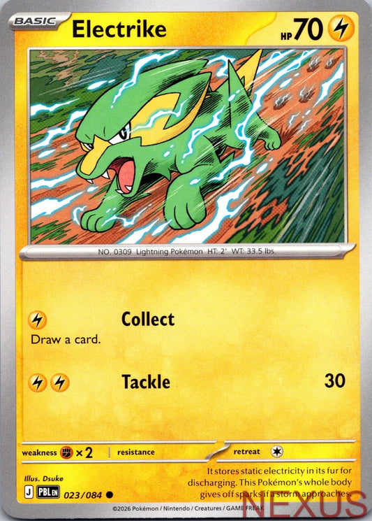 Electrike 023/084 Common Pitch Black Pokemon Near Mint