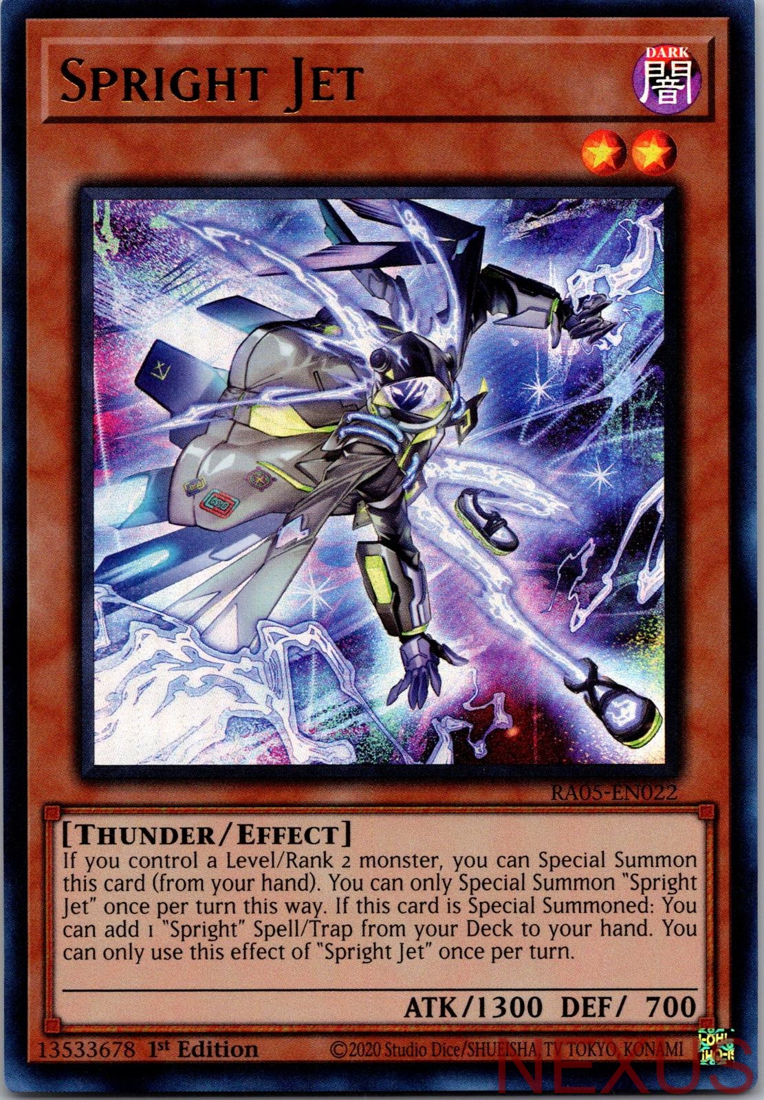 Spright Jet (Ultra Rare) RA05-EN022 Ultra Rare 1st Edition Near Mint