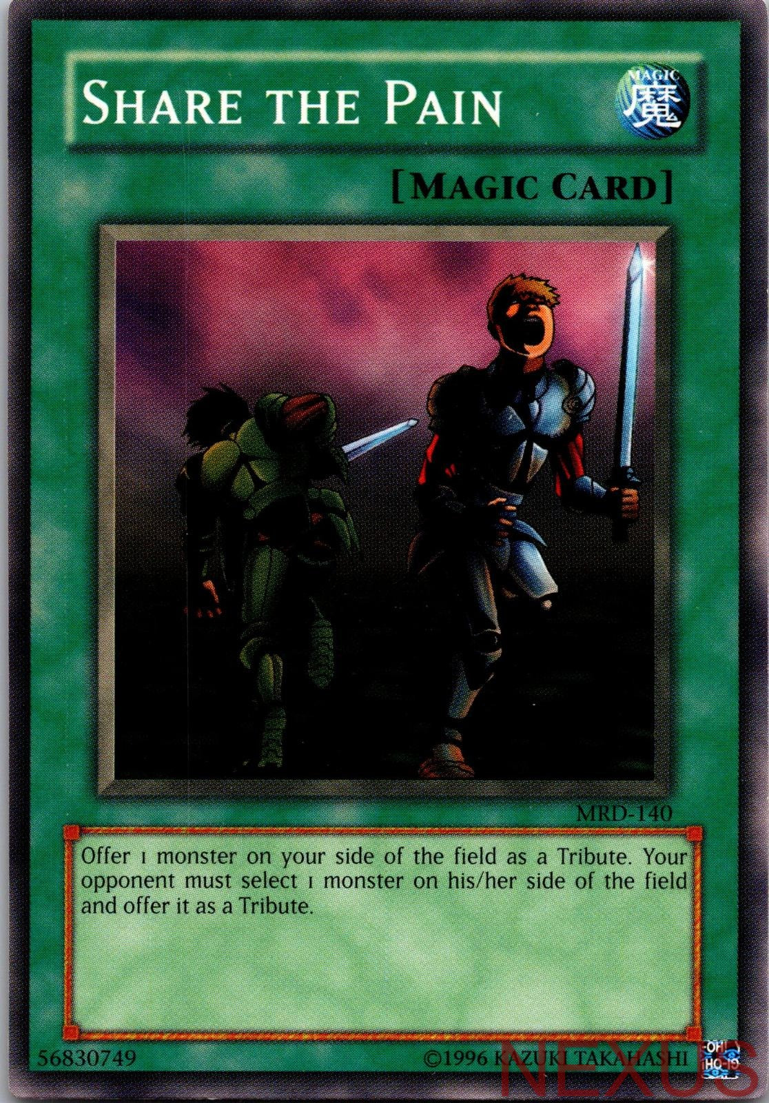 Share the Pain MRD-140 Common Metal Raiders Yu-Gi-Oh Unlimited Near Mint