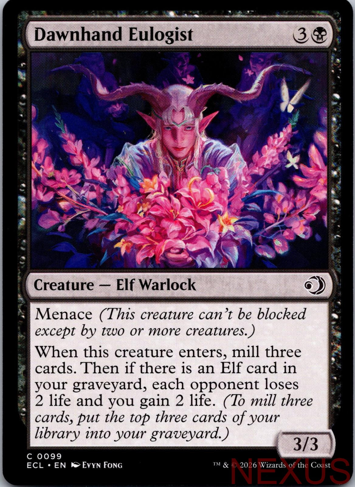 Dawnhand Eulogist 99 Common Near Mint