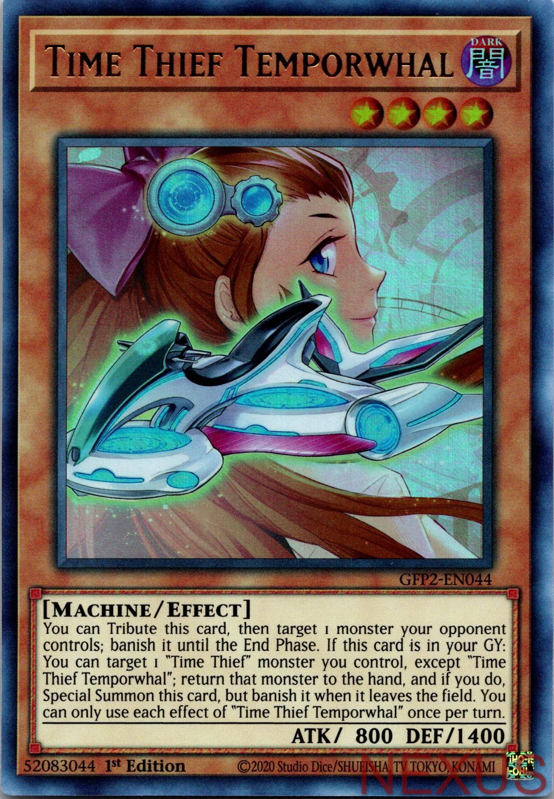 Time Thief Temporwhal GFP2-EN044 Ultra Rare 1st Edition Near Mint
