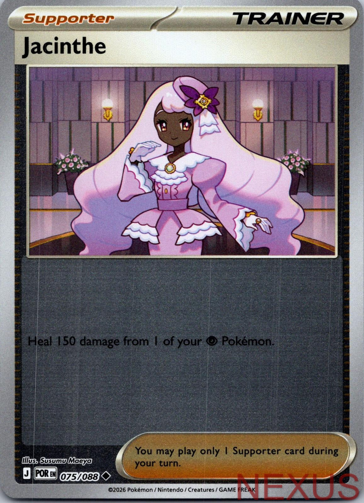 Jacinthe 075/088 Uncommon Reverse Holo Near Mint