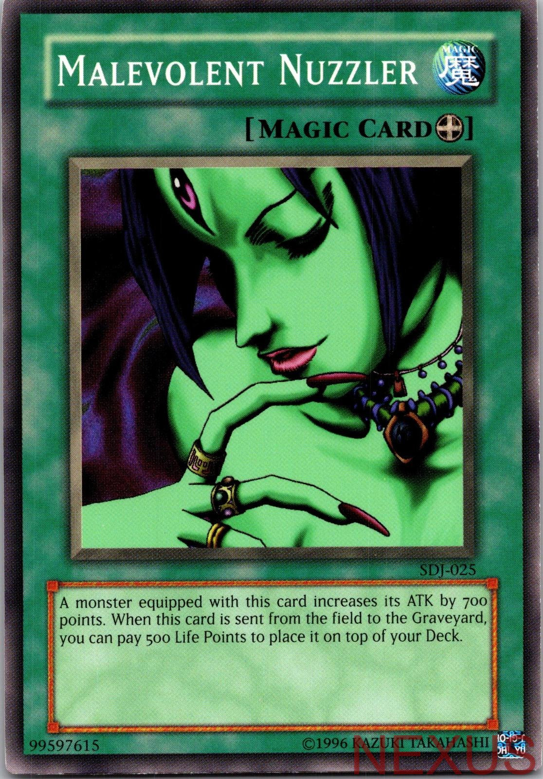 Malevolent Nuzzler SDJ-025 Common Unlimited Lightly Played