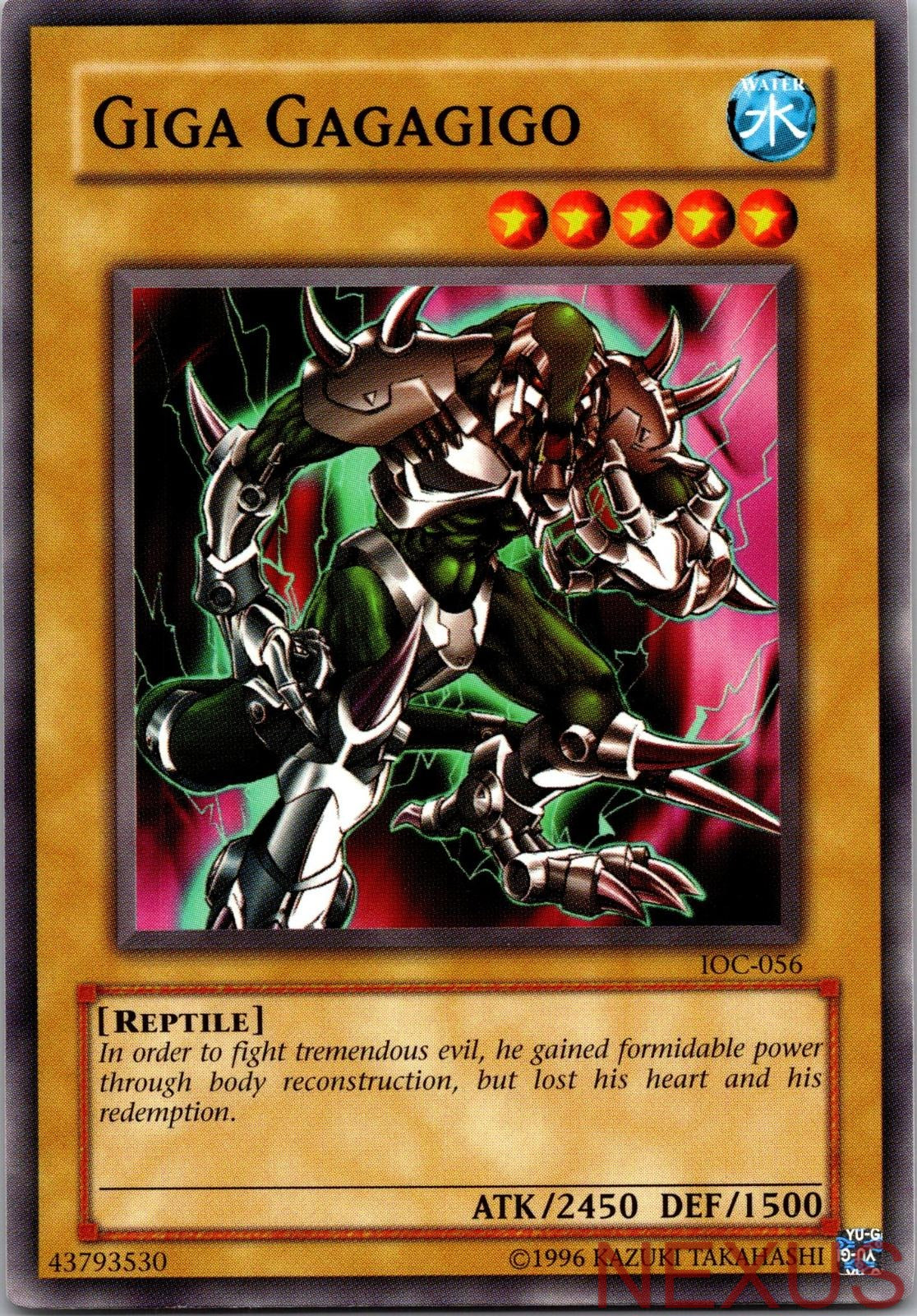 Giga Gagagigo IOC-056 Common Invasion of Chaos Unlimited Near Mint
