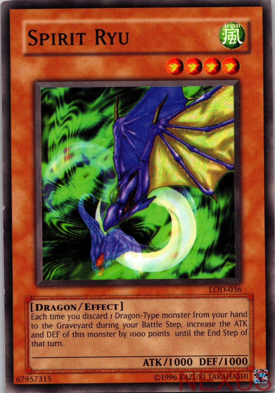 Spirit Ryu LOD-036 Common Unlimited Near Mint