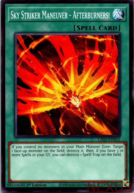 Sky Striker Maneuver - Afterburners! L26D-ENS11 1st Edition NM