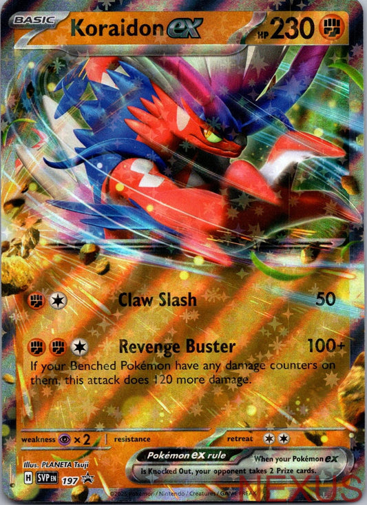 Koraidon ex 197 Holo Promo Near Mint