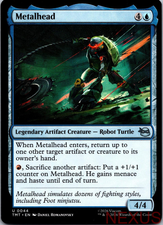 Metalhead 0044 Uncommon Teenage Mutant Ninja Turtles Near Mint