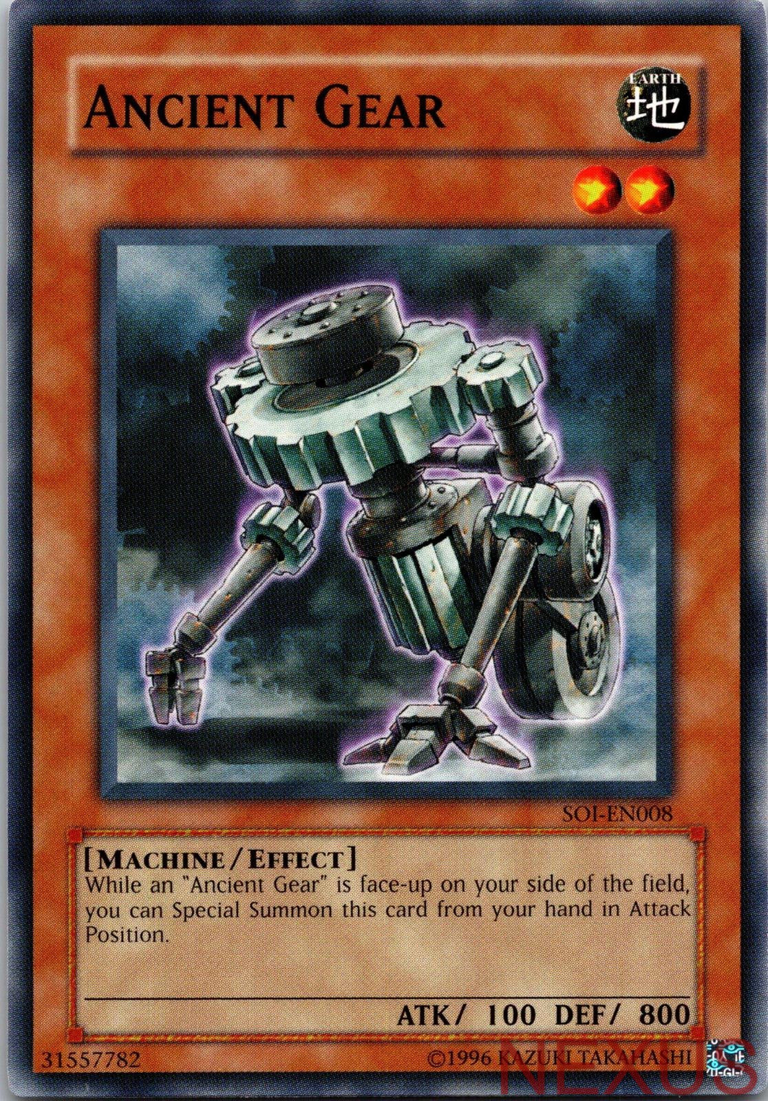 Ancient Gear SOI-EN008 Common Unlimited Lightly Played