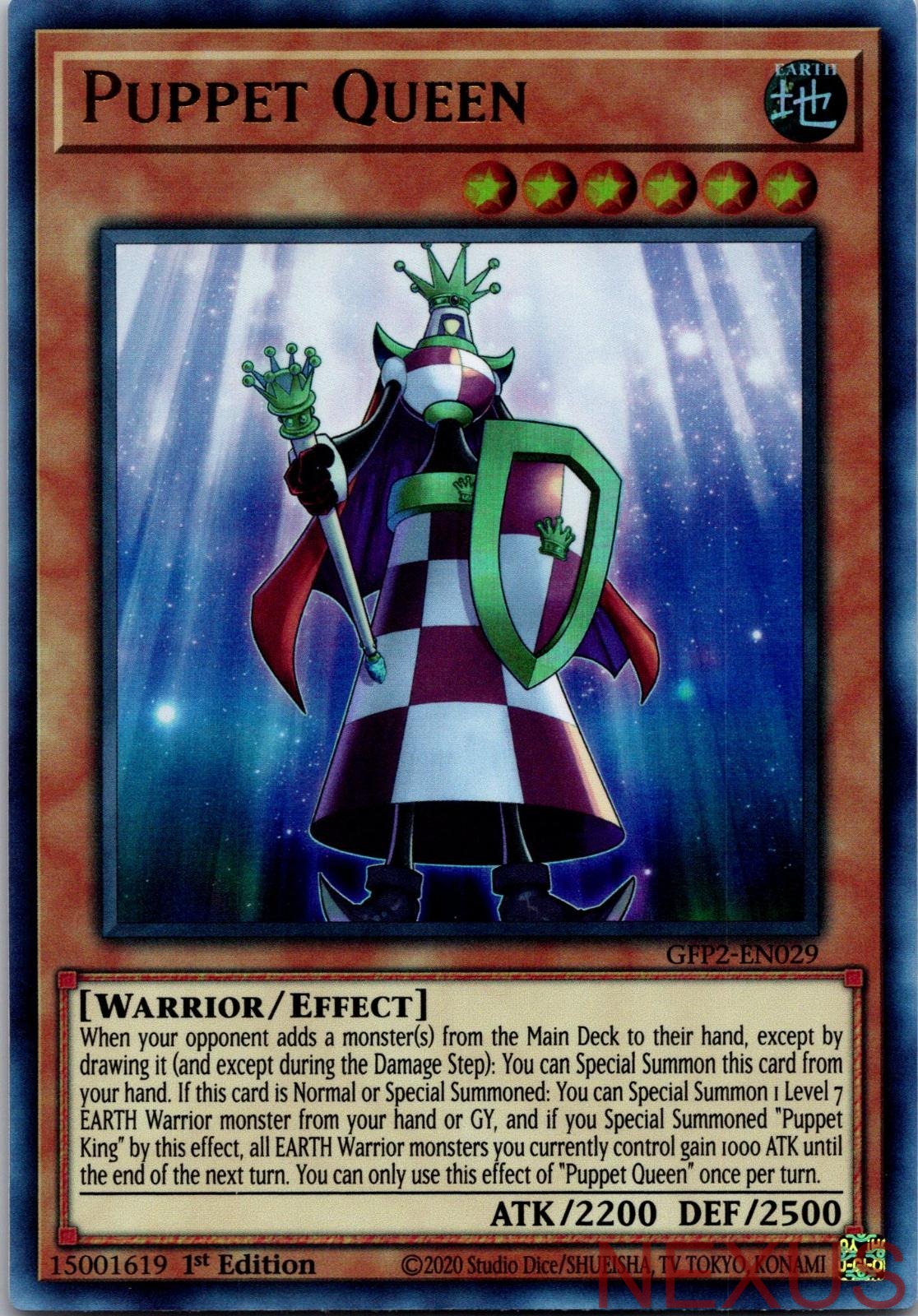 Puppet Queen GFP2-EN029 Ultra Rare 1st Edition Near Mint